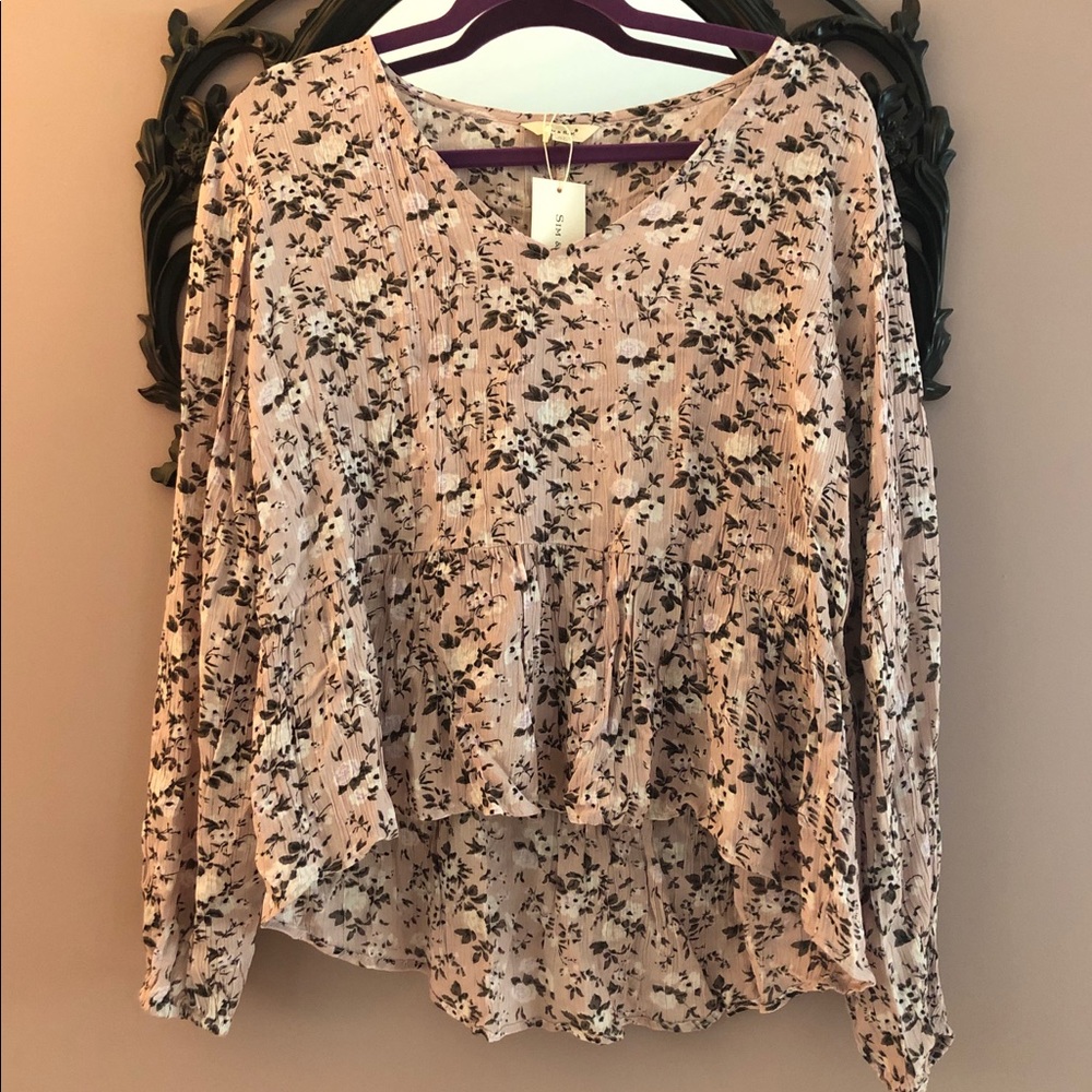 Boho Peplum Blouse